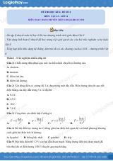 Đề thi học kì 2 Vật lí 11 Cánh diều - Đề số 4